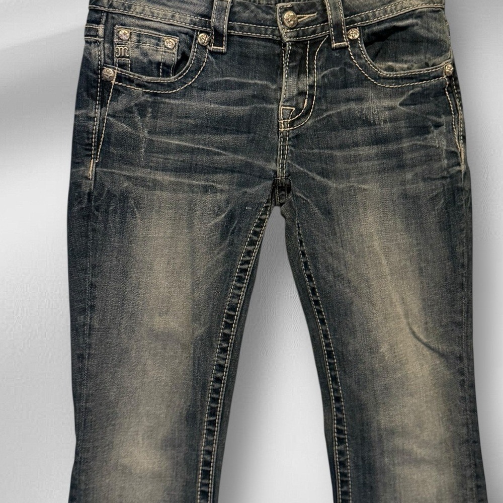 Miss Me Signature Rise Boot Cut Jeans - Picture 2 of 10